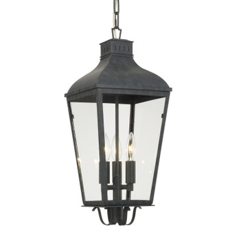 Dumont Three Light Outdoor Chandelier in Graphite (60|DUM-9805-GE)