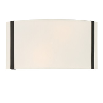 Fulton Two Light Wall Sconce in Black (60|FUL-902-BK)