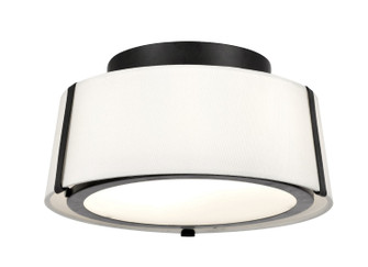 Fulton Two Light Semi Flush Mount in Black (60|FUL-903-BK) Fulton Two Light Semi Flush Mount in Black (60|FUL-903-BK)