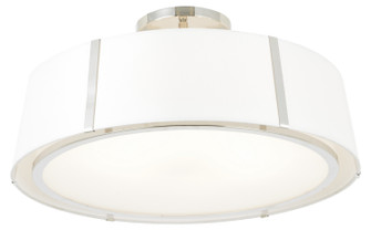 Fulton Six Light Semi Flush Mount in Polished Nickel (60|FUL-907-PN_CEILING)