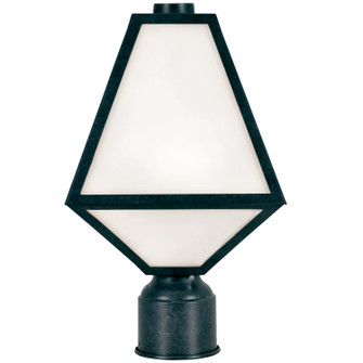 Glacier One Light Outdoor Post Mount in Black Charcoal (60|GLA-9707-OP-BC)