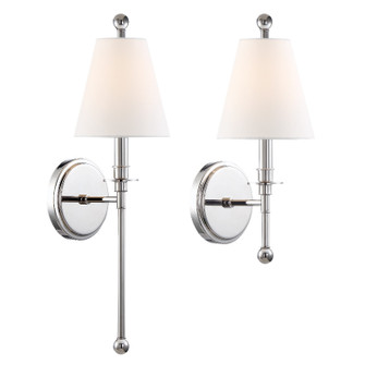 Riverdale One Light Wall Sconce in Polished Nickel (60|RIV-382-PN)