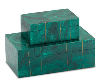 Malachite Boxes Set of 2 (142|1200-0373)