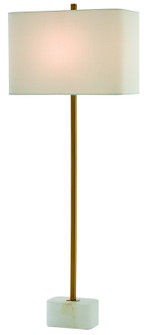 Felix One Light Table Lamp in Natural/Antique Brass (142|6000-0293)