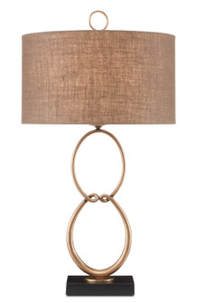 Shelley One Light Table Lamp in Antique Brass/Black (142|6000-0733)