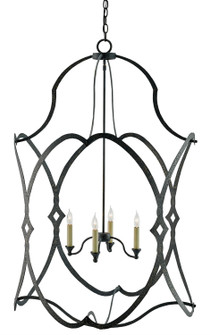 Charisma Four Light Lantern in French Black (142|9000-0025)