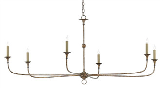 Nottaway Six Light Chandelier in Pyrite Bronze (142|9000-0135)