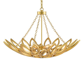 Allemande Four Light Chandelier in Contemporary Gold Leaf (142|9000-0565)