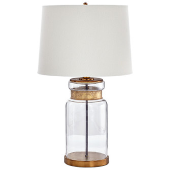 One Light Table Lamp in Clear And Gold (208|08513)