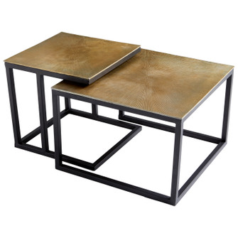 Nesting Tables in Black And Brass (208|09712)