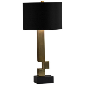 One Light Table Lamp in Black And Gold (208|10985)