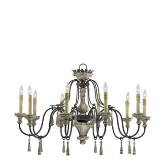 Provence Ten Light Chandelier in Carriage House (208|6513-10-43)