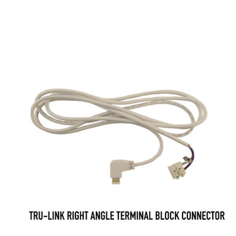 Right Angle Terminal Block Connector in White (399|DI-TR-PWRSF-TB-W)