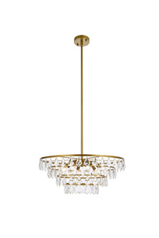 Ella Six Light Pendant in Brass (173|1101D24BR)