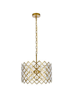 Lyla Three Light Pendant in Brass (173|1111D16BR)