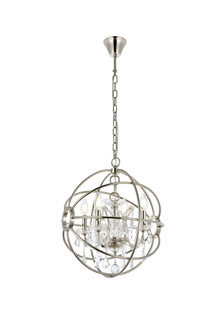 Geneva Four Light Pendant in Polished Nickel (173|1130D17PN/RC)