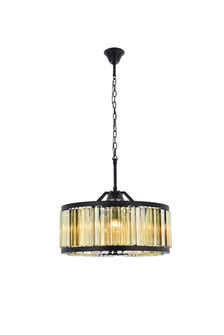 Chelsea Eight Light Chandelier in Matte Black (173|1203D28MB-GT/RC)