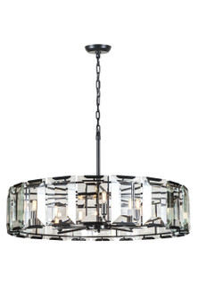 Monaco Ten Light Chandelier in Flat Black (173|1211D43FB)