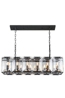 Monaco 12 Light Chandelier in Flat Black (173|1212D40FB)