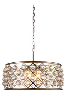 Madison Six Light Chandelier in Polished Nickel (173|1214D25PN/RC)