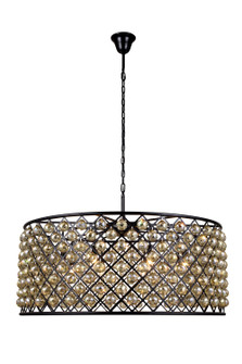 Madison Ten Light Chandelier in Matte Black (173|1214G43MB-GT/RC)