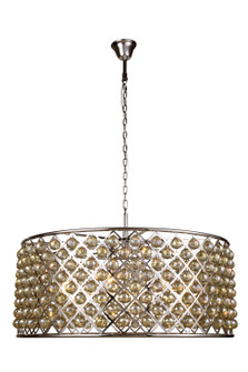 Madison Ten Light Chandelier in Polished Nickel (173|1214G43PN-GT/RC)