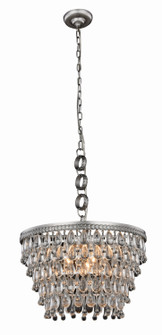 Nordic Five Light Pendant in Antique Silver (173|1219D19AS/RC)