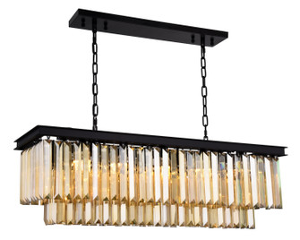 Sydney 12 Light Chandelier in Matte Black (173|1232D40MB-GT/RC)