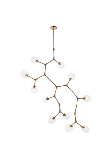 Cavoli 11 Light Chandelier in Brass (173|1712G73BR) Cavoli 11 Light Chandelier in Brass (173|1712G73BR)