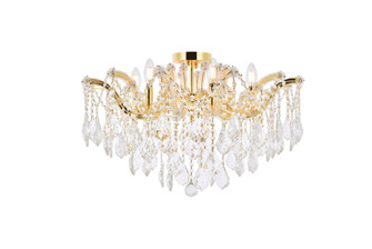 Maria Theresa Six Light Flush Mount in Gold (173|2800F24G/RC)