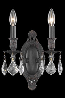 Rosalia Two Light Wall Sconce in Dark Bronze (173|9202W9DB/RC)