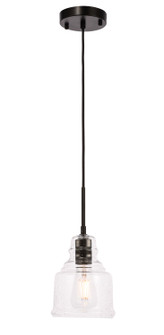 Pierce One Light Pendant in Black (173|LD6195BK)