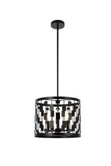 Levante Three Light Pendant in Black (173|LD7074D14BK)