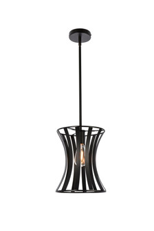 Lily One Light Pendant in Black (173|LD7076D10BK)