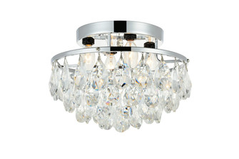 Clara Four Light Flush Mount in Chrome (173|LD9800F14C(872))