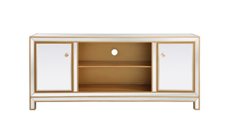 Reflexion TV Stand in Gold (173|MF701G)