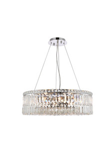 Maxime 12 Light Chandelier in Chrome (173|V2030D24C/RC)