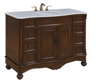 Windsor Single Bathroom Vanity Set in Teak (173|VF-1034)