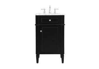 Park Avenue Single Bathroom Vanity in Black (173|VF12521BK)