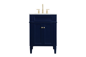 Park Avenue Single Bathroom Vanity in blue (173|VF12524BL)