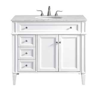 Park Avenue Single Bathroom Vanity Set in white (173|VF12540WH)