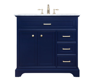 Americana Bathroom Vanity Set in Blue (173|VF15036BL)
