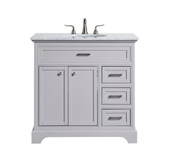 Americana Single Bathroom Vanity Set in Light Grey (173|VF15036GR)