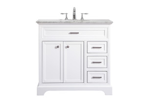 Americana Single Bathroom Vanity Set in white (173|VF15036WH)