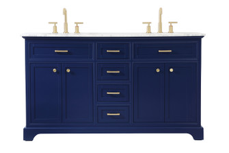 Americana Bathroom Vanity Set in Blue (173|VF15060DBL)