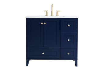 Sommerville Single Bathroom Vanity in Blue (173|VF18036BL)