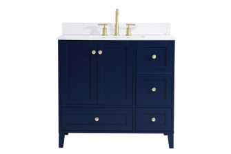 Sommerville Bathroom Vanity Set in Blue (173|VF18036BL-BS)