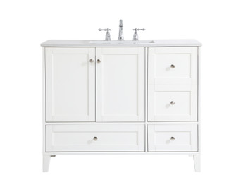 sommerville Single Bathroom Vanity in White (173|VF18042WH)