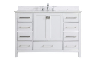 Irene Bathroom Vanity Set in White (173|VF18848WH-BS)