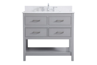 Sinclaire Vanity Sink Set in Grey (173|VF19036GR-BS)